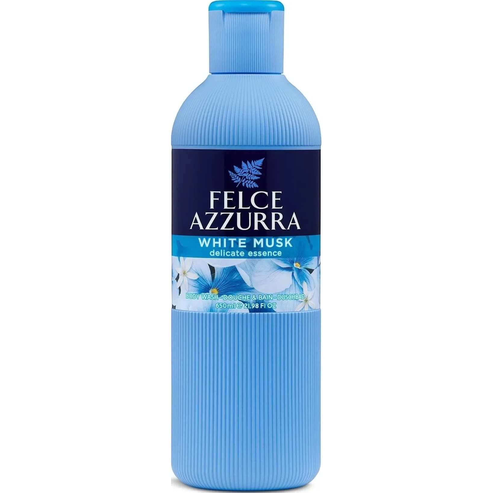Felce Azzurra White Musk Delicate Essence Body Wash 650ml (22 Oz) | Fresh Clean Musk Scent - main product image