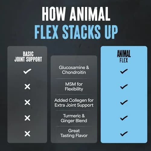 Animal Flex Joint Support Supplement Powder Orange 30 Servings | Glucosamine & Chondroitin for Joint Health thumbnail 6