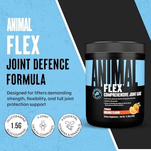Animal Flex Joint Support Supplement Powder Orange 30 Servings | Glucosamine & Chondroitin for Joint Health thumbnail 2