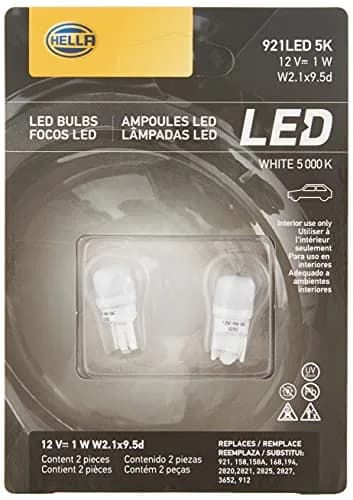 Hella 921LED 5K LED Performance Bulbs | 12V, 1W, 2 Pack, Cool White & Warm White thumbnail 1