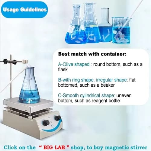 BBTCTY Magnetic Stirrer Stir Bar PTFE 7mm x 25mm | Inert, High Temp Resistance, 10PCS thumbnail 7