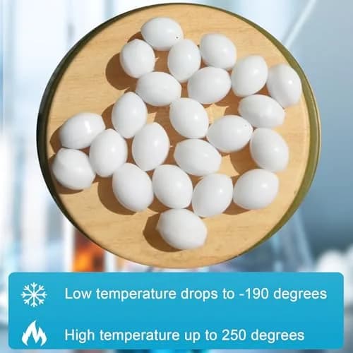 BBTCTY Magnetic Stirrer Stir Bar 6mmx8mm Olive Shape 10pcs | PTFE Coated, High Temp Resistance thumbnail 4