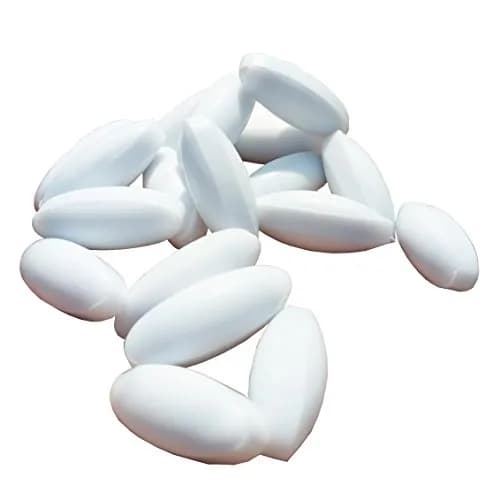 BBTCTY Magnetic Stirrer Stir Bar PTFE 9mm x 25mm Olive Shape | Chemical-Resistant, 10pcs thumbnail 1