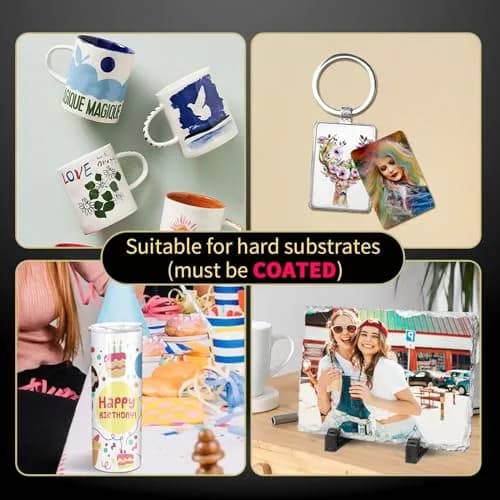 A-SUB Sublimation Paper 13x19 Inch (110 Sheets, 125g) | High Transfer Rate 98% for DIY Gifts thumbnail 3