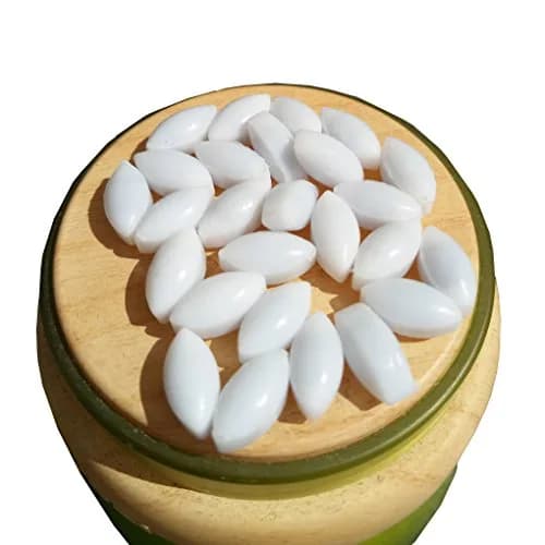 BBTCTY Magnetic Stirrer Stir Bar PTFE Olive Shape 5mmx10mm | Inert, Corrosion-Resistant, 10pcs thumbnail 1