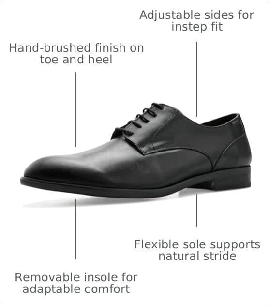 PIKOLINOS Bristol Laces Shoes Men | Leather | Removable Insole | Black thumbnail 3