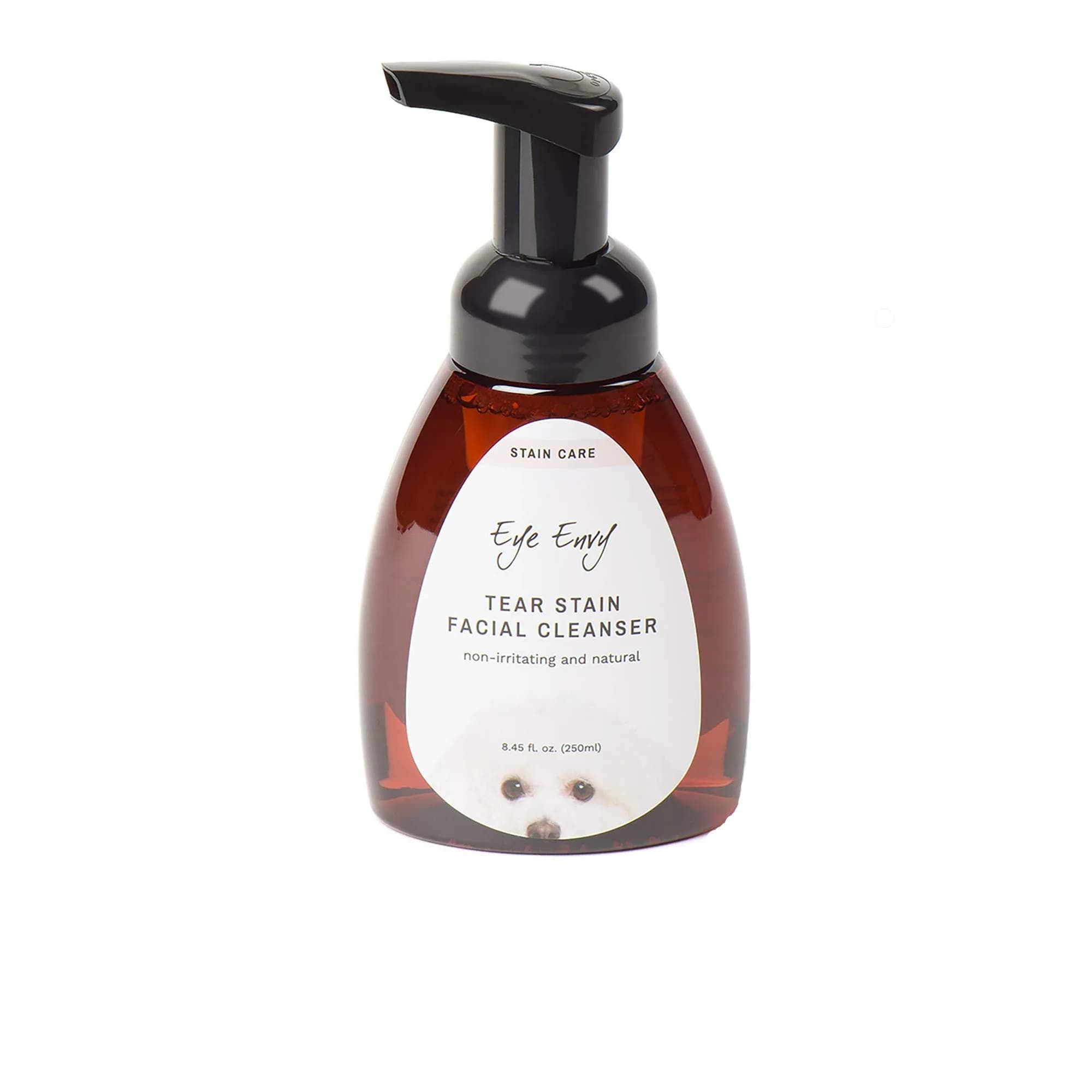 Eye Envy Tear Stain Facial Cleanser for Dogs & Cats 250ml (8.45 fl. oz.) | Gentle Foaming Formula for Eye Debris & Stains - main product image