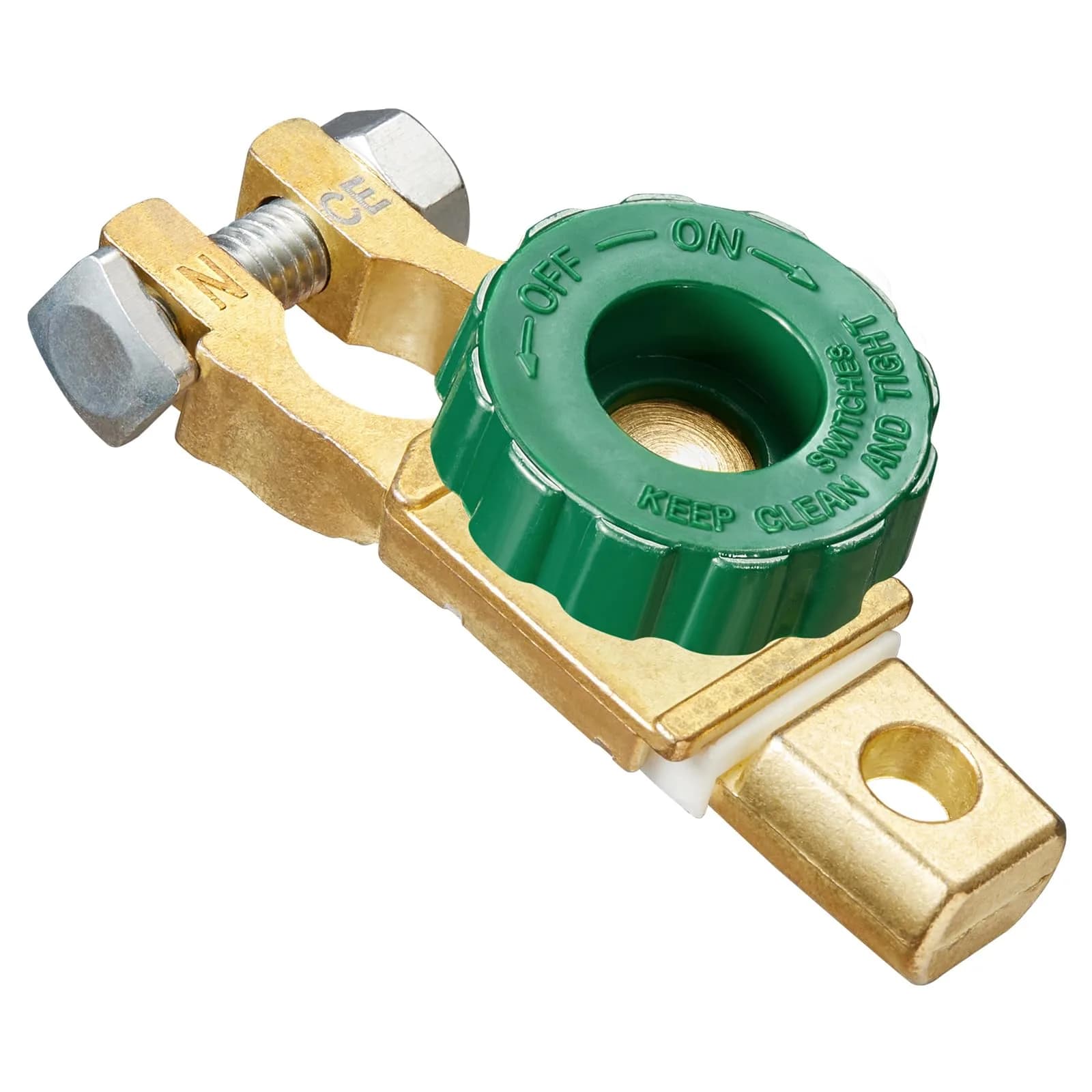 Spurtar Battery Disconnect Switch 12V 125A Continuous | Rotary Top Post for Cars, Boats, RVs