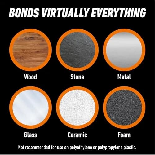 Gorilla Clear Glue, All Purpose, Polyurethane, 3.75 oz Bottle | Crystal Clear, Water-Resistant Bond thumbnail 3
