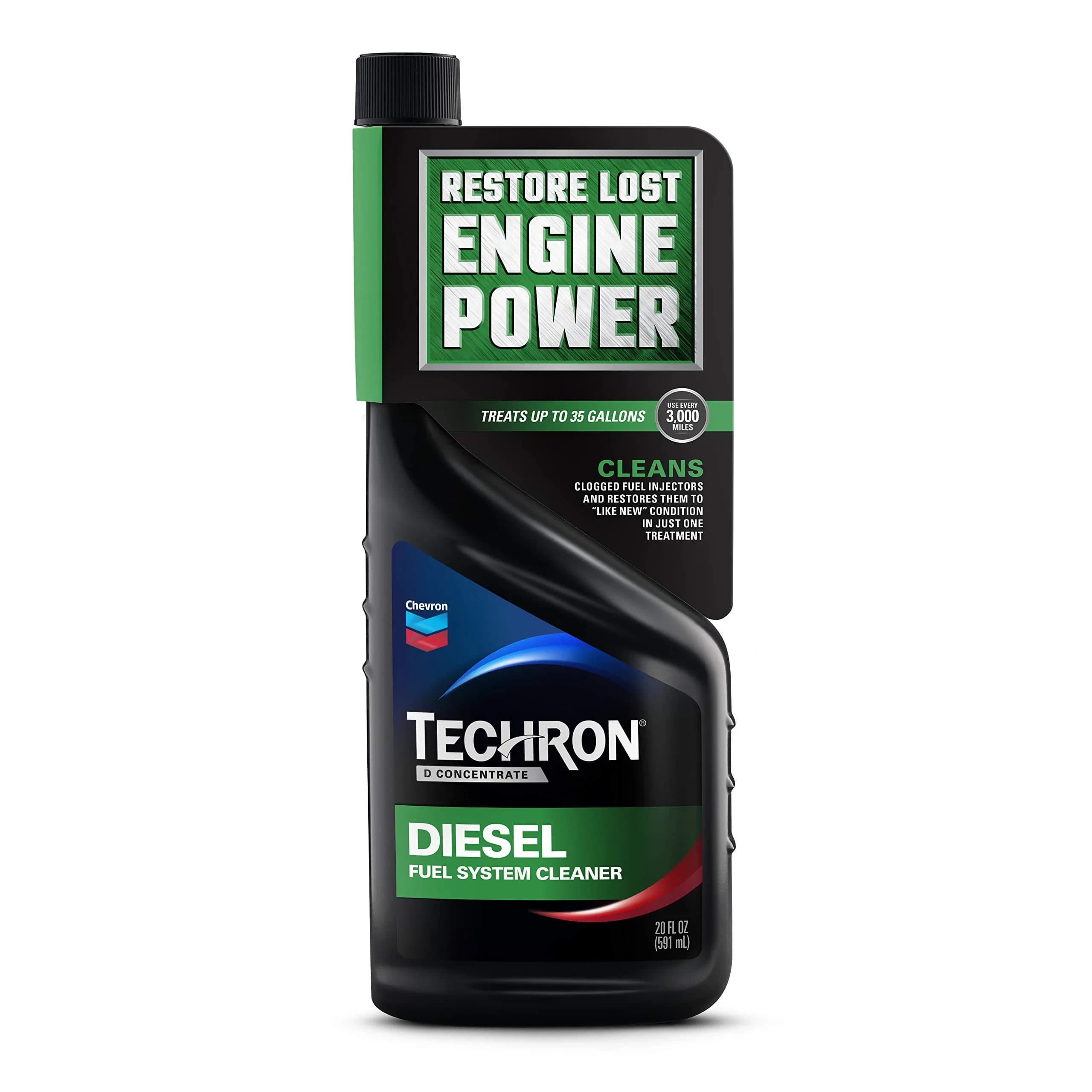 Chevron Techron D Concentrate Diesel Fuel System Cleaner 20 Fl Oz (591 ml) | Cleans Injectors & Restores Performance - main product image