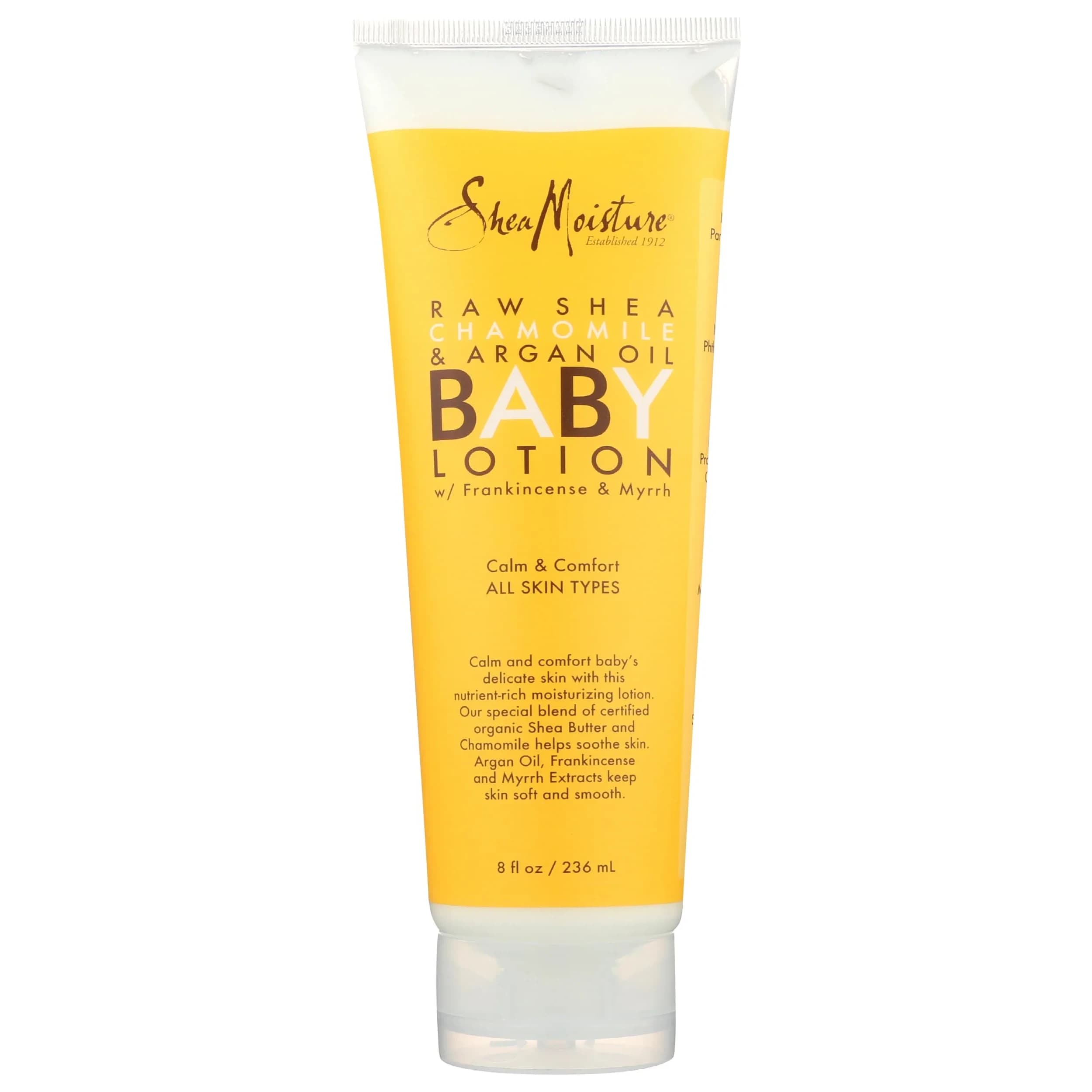 SheaMoisture Baby Lotion for Dry Skin Raw Shea, Chamomile & Argan Oil 240ml (8 Fl Oz) | Hypoallergenic for Sensitive Skin - main product image