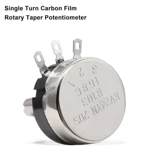 Taiss RV24YN20S Single Turn Carbon Film Rotary Potentiometer 20k ohm (6mm Shaft) | Smooth Operation for Inverter Speed Control thumbnail 7