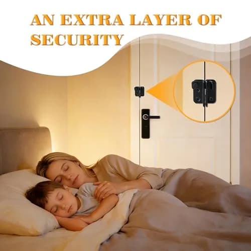 Alise Matte Black Stainless Steel Flip Latch Gate Lock, Small Size | Padlock Compatible Security thumbnail 3