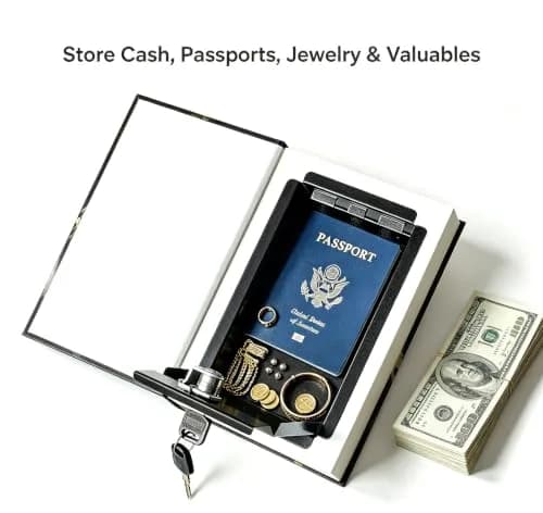 Misslanonly Book Safe with Key Lock 8.7"x6"x2" Disguised as Les Miserables Book thumbnail 3