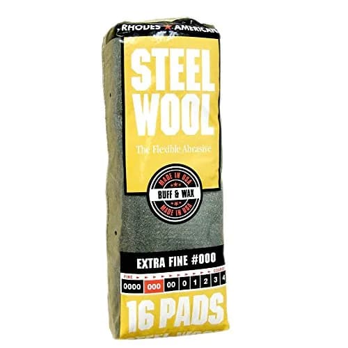Homax Extra Fine Grade #000 Steel Wool Pads (16 Count, 0.19 kg) | For Cleaning, Polishing, and Refinishing thumbnail 1