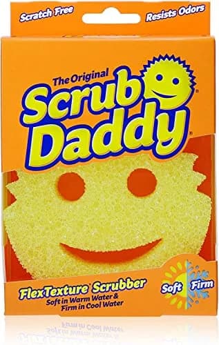 Scrub Daddy Original Smiley Scrubber Sponge | Temperature Controlled Cleaning thumbnail 1
