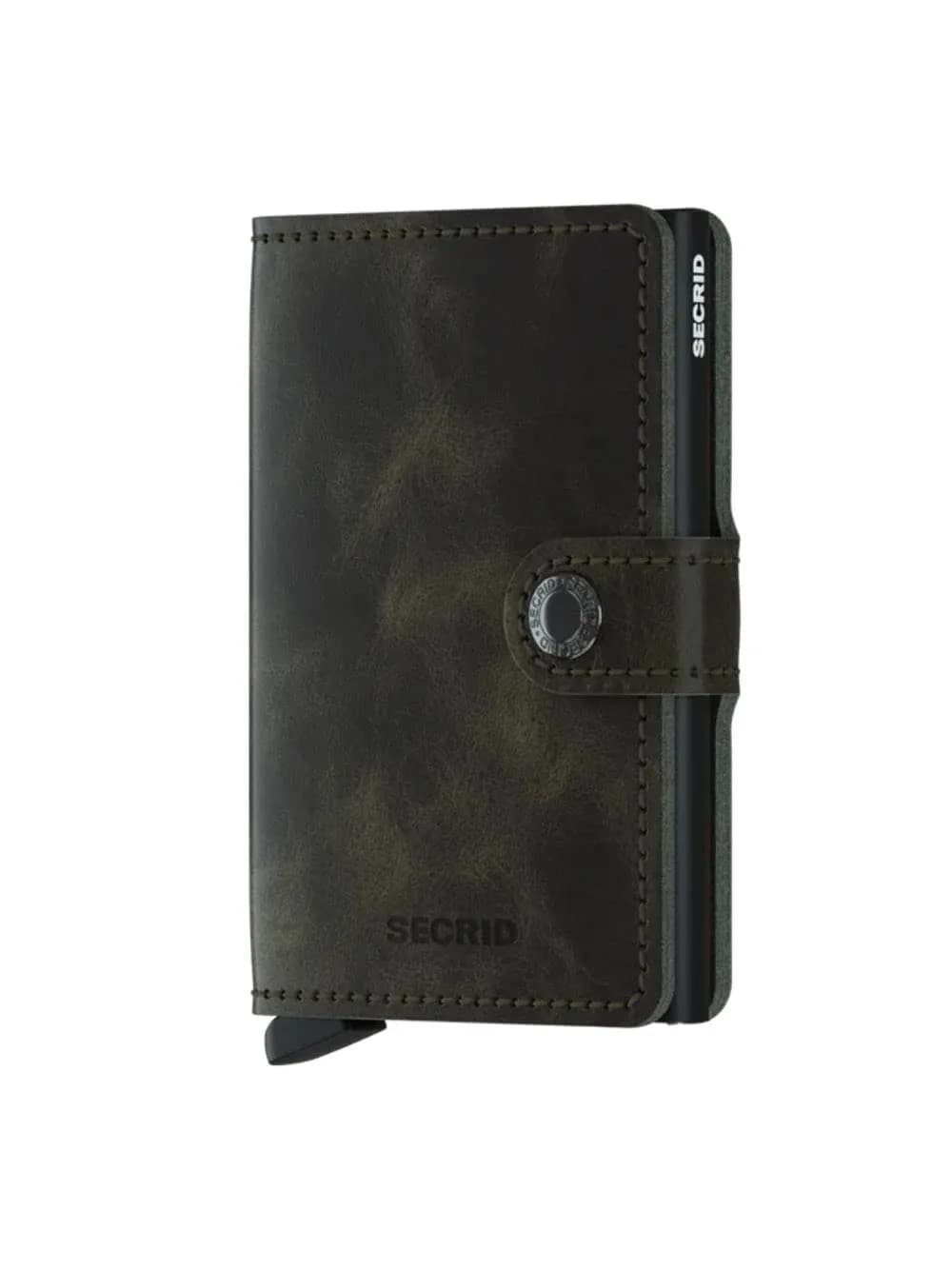 SECRID Card Protector RFID Wallet Navy 6.5 x 10.2 x 2.1 cm | Protects Cards from Skimming — Olive / 6.5 x 10.2 x 2.1 cm