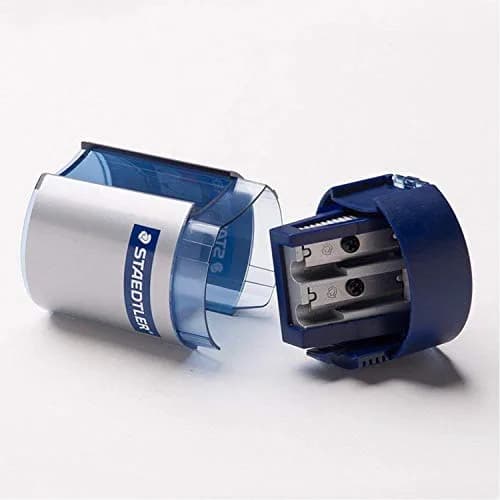 STAEDTLER Pencil Sharpener Double-hole Tub 2 Pack | Compact & Durable for Students & Artists thumbnail 4