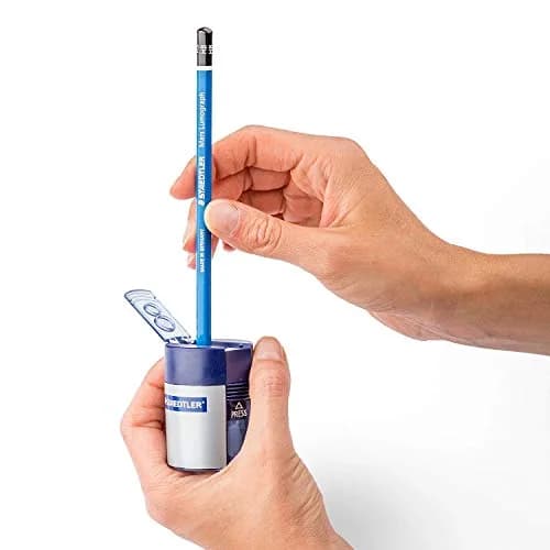 STAEDTLER Pencil Sharpener Double-hole Tub 2 Pack | Compact & Durable for Students & Artists thumbnail 5