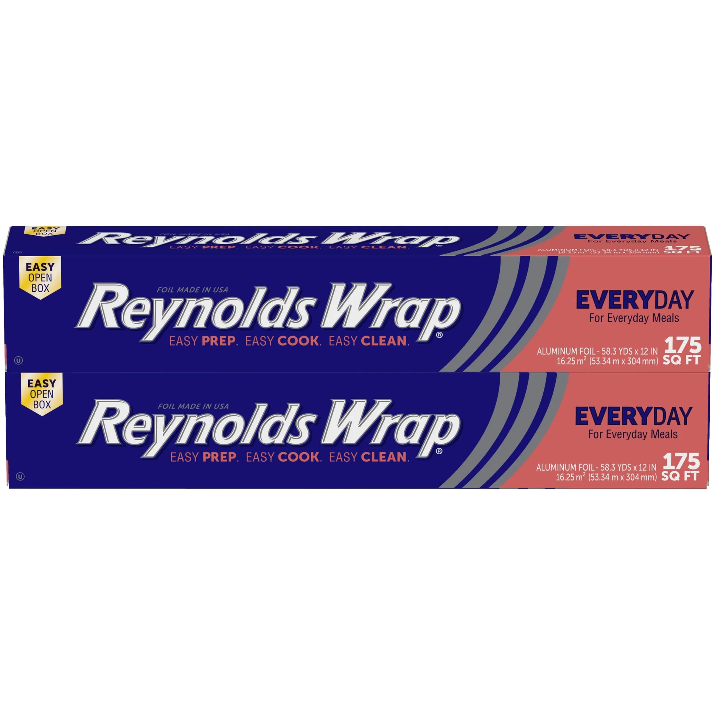 Reynolds Everyday Strength Aluminum Foil Roll, 12 Inch Wide, 200 sq ft | Trusted Quality for Indian Kitchens — 175 Sq Ft / Foil