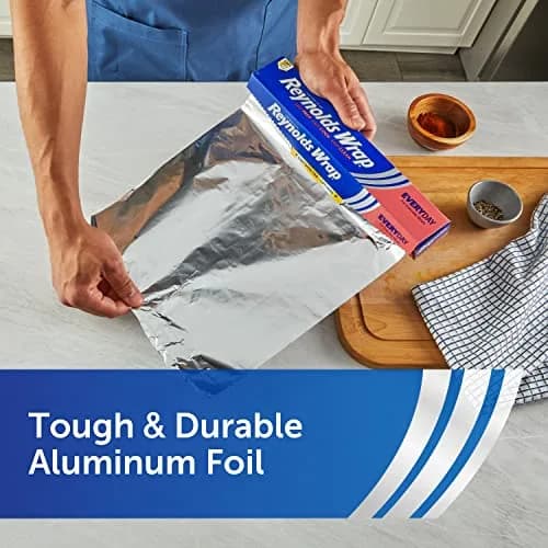 Reynolds Wrap Everyday Aluminum Foil Rolls, 12 Inch, 2-Pack (350 Sq Ft Total) | Trusted USA Import for Cooking & Storage thumbnail 4