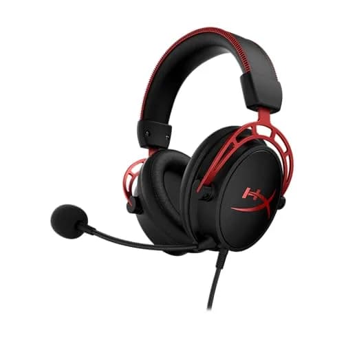 HyperX Cloud Alpha Gaming Headset, Red | Dual Chamber Drivers, Legendary Comfort, Aluminum Frame thumbnail 1