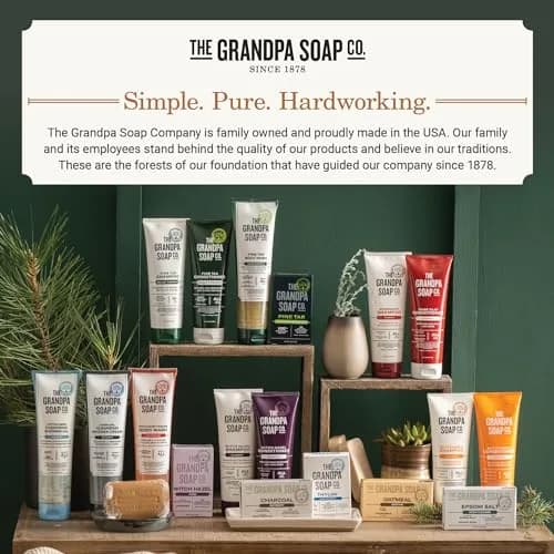 The Grandpa Soap Company Witch Hazel Shampoo 8 Fl Oz | Vegan & Cruelty Free, All Hair Types thumbnail 7