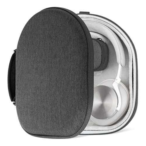 GEEKRIA Geekria Shield Headphones Case Compatible with Bang & Olufsen Beoplay HX, H100, H95, H9 3rd Gen, H9i, Beocom Portal, Dark Grey | Hard Shell Travel Bag thumbnail 1
