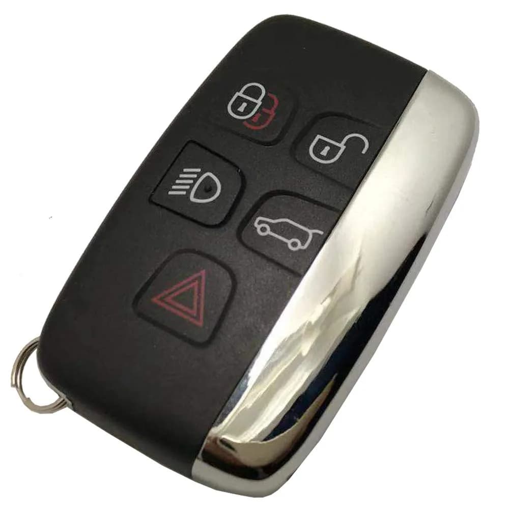Horande Carbon Fiber Smart Car Key Fob Case Cover for Range Rover & Land Rover | 5-Button Keyless Entry Remote Housing