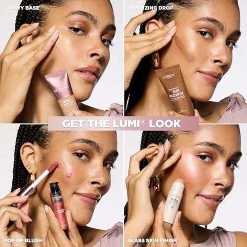 L'Oreal Paris True Match Lumi Glotion Natural Glow Enhancer 40ml (1.35 Fl Oz) | Hydrating Liquid Highlighter for Sun-Kissed Glow thumbnail 9