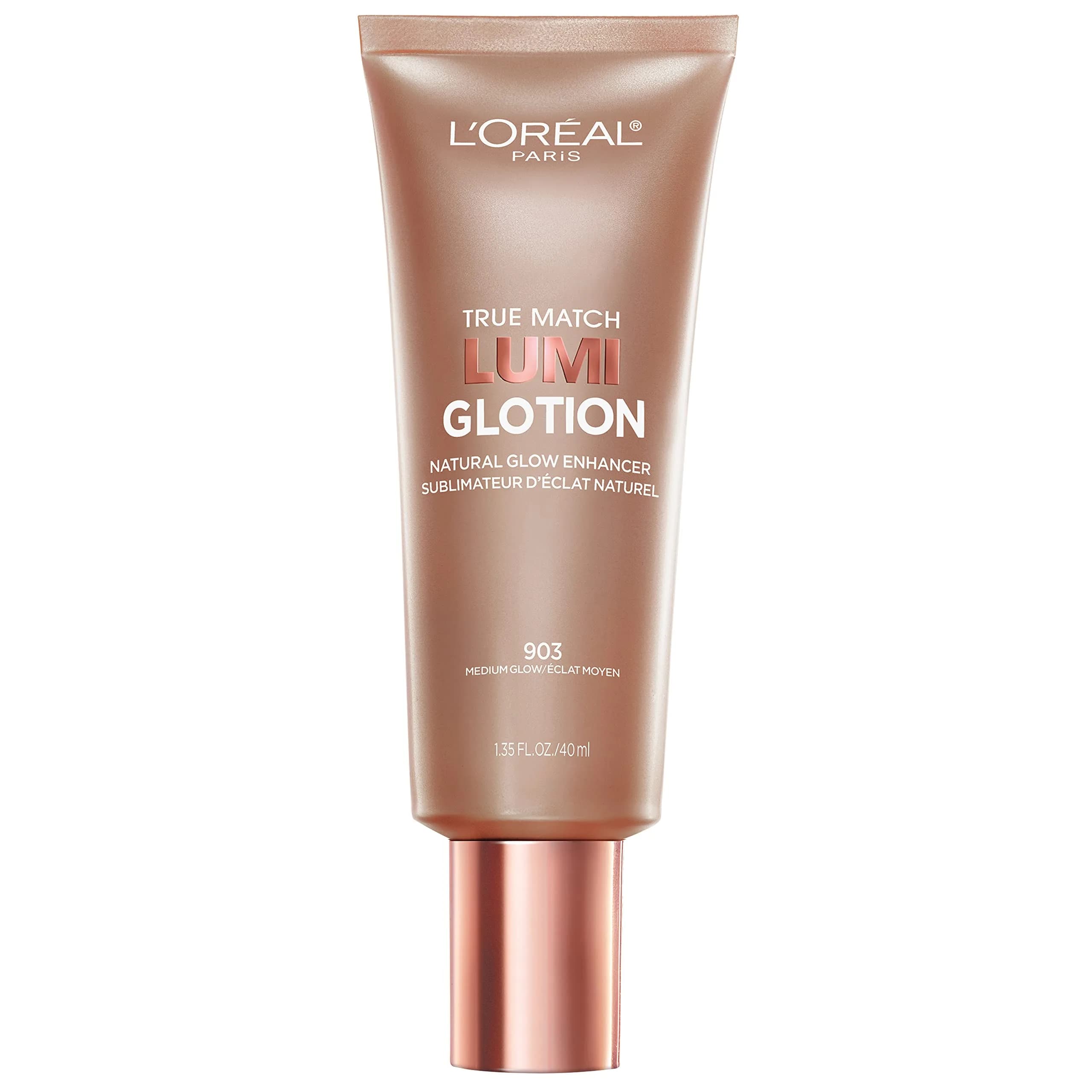 L'Oreal Paris True Match Lumi Glotion Natural Glow Enhancer 39ml (1.35 Fl Oz) | Hydrating Liquid Highlighter for Sun-Kissed Glow - main product image