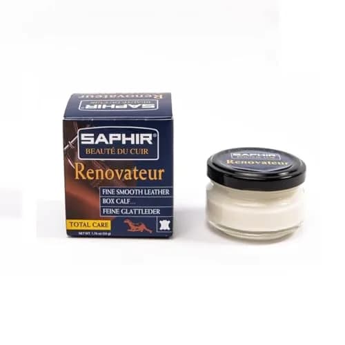 SAPHIR Beauté du Cuir Renovateur Shoe Cleaner 250ml (8.82oz) | Cleans, Nourishes, Protects thumbnail 2