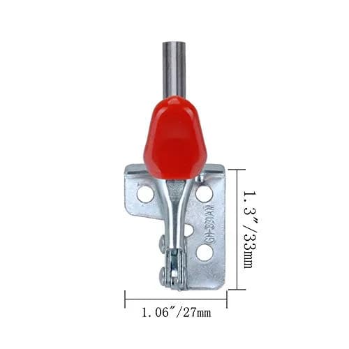 XRPAOWA 4 Pcs Toggle Clamp 301AM Push Pull Action Light Duty | 18mm Plunger Stroke thumbnail 3