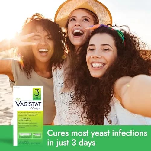 Vagisil Vagistat 3-Day Yeast Infection Treatment | 3 Pre-Filled Applicators & External Cream for Women thumbnail 2