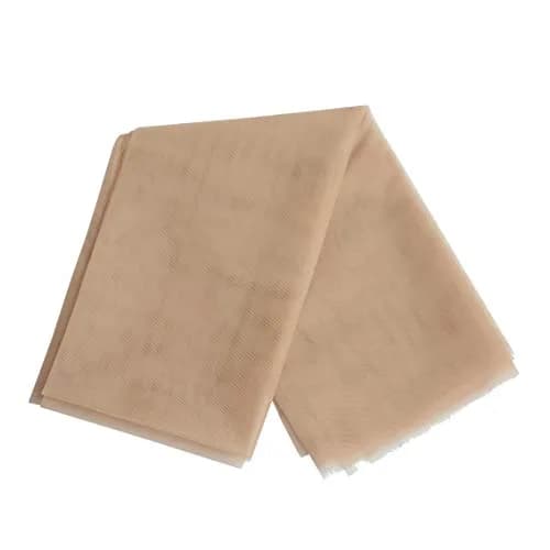 YANTAISIYU Swiss Lace Net for Wig Making 1 Yard (91 cm x 119 cm) | Beige Swiss Lace Material for Wigs and Caps thumbnail 2