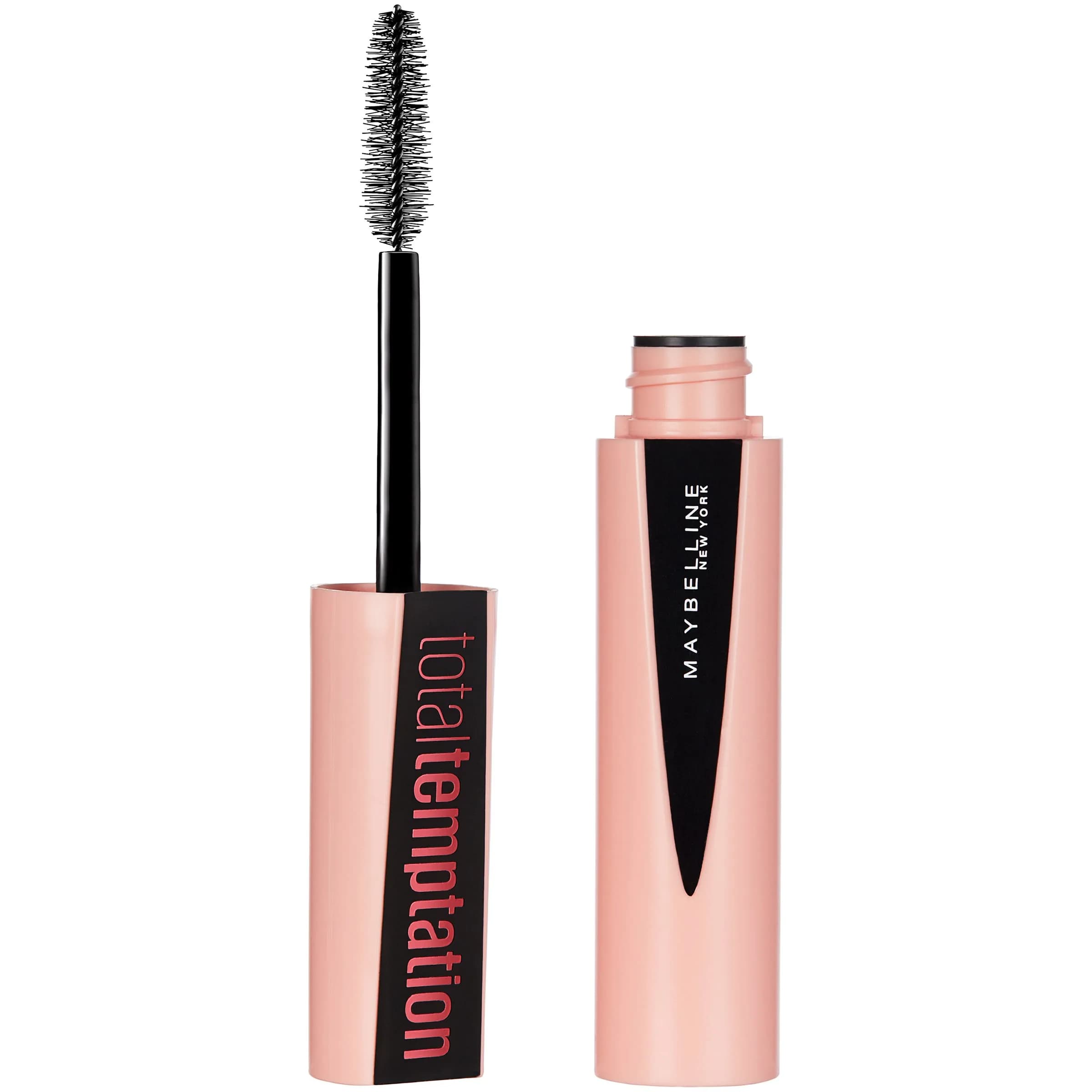 Maybelline New York Total Temptation Washable Mascara, Very Black, 8ml (0.27 fl oz) | Volumizing & Fluffy Lashes — Brownish Black / 0.27 Fl Oz / Washable