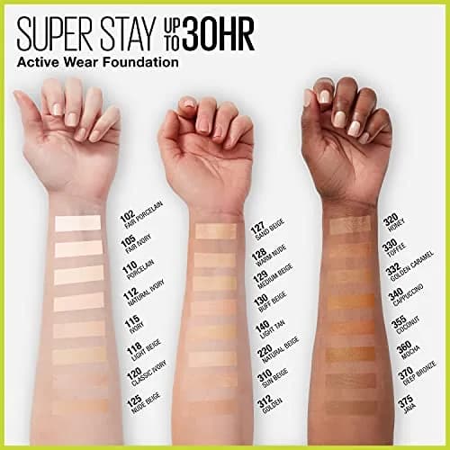 Maybelline Super Stay Full Coverage Liquid Foundation 1 Fl Oz | Up to 30Hr Matte, Transfer & Water Resistant thumbnail 3