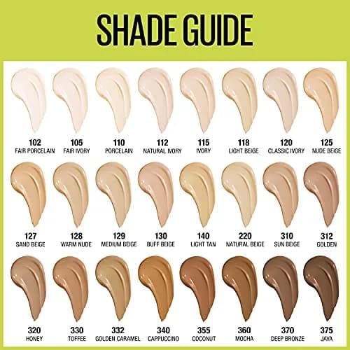 Maybelline Super Stay Full Coverage Liquid Foundation 1 Fl Oz | Up to 30Hr Wear, Matte Finish, Honey thumbnail 6