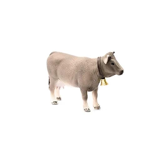 Schleich Braunvieh Cow Toy Figurine 9.5cm (3.7 inch) | Realistic Hand-Painted Animal Model for Ages 3+ thumbnail 4