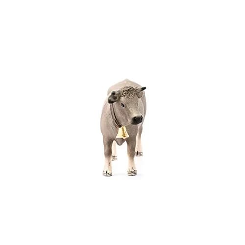 Schleich Braunvieh Cow Toy Figurine 9.5cm (3.7 inch) | Realistic Hand-Painted Animal Model for Ages 3+ thumbnail 2