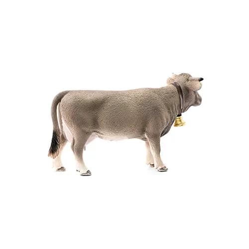 Schleich Braunvieh Cow Toy Figurine 9.5cm (3.7 inch) | Realistic Hand-Painted Animal Model for Ages 3+ thumbnail 3