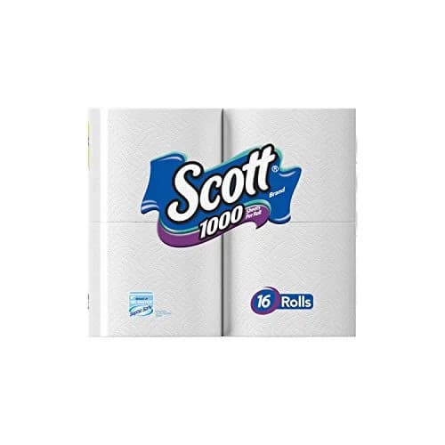 Scott 1000 Sheets Per Roll Toilet Paper, Bath Tissue, 16 Rolls (Pack of 1) | 16,000 Sheets Total thumbnail 4