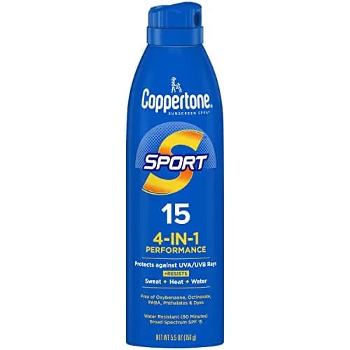 Coppertone Sport Sunscreen Spray SPF 100, 156ml (5.5 Fl Oz) | Broad Spectrum UVA/UVB Protection thumbnail 1