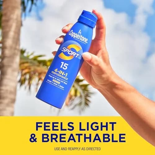 Coppertone Sport Sunscreen Spray SPF 100, 156ml (5.5 Fl Oz) | Broad Spectrum UVA/UVB Protection thumbnail 6
