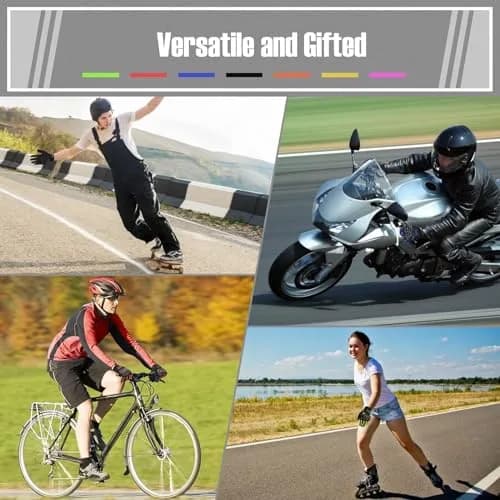 COFIT Motorcycle Gloves for Men and Women, Full Finger Touchscreen, Protection & Breathability, Black Large thumbnail 6