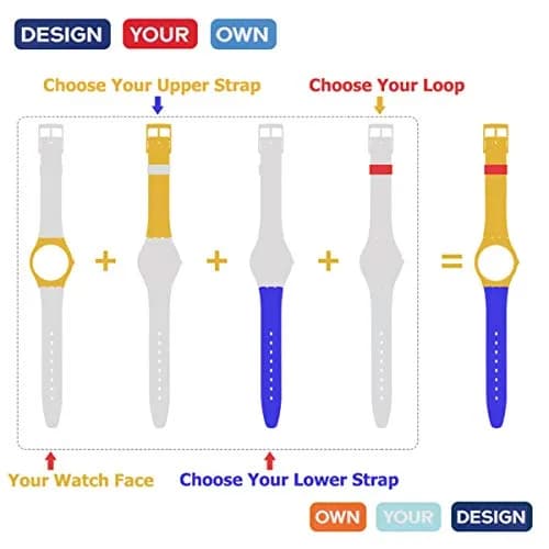 GREENOLIVE Silicone Watch Band 19mm | Waterproof, Minimalist, Black, Simple thumbnail 5