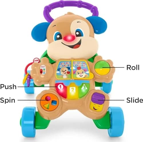 Fisher-Price Laugh & Learn Smart Stages Puppy Walker | Musical Toddler Toy for 6-36 Months thumbnail 5