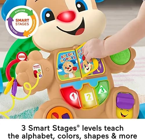 Fisher-Price Laugh & Learn Smart Stages Puppy Walker | Musical Toddler Toy for 6-36 Months thumbnail 3