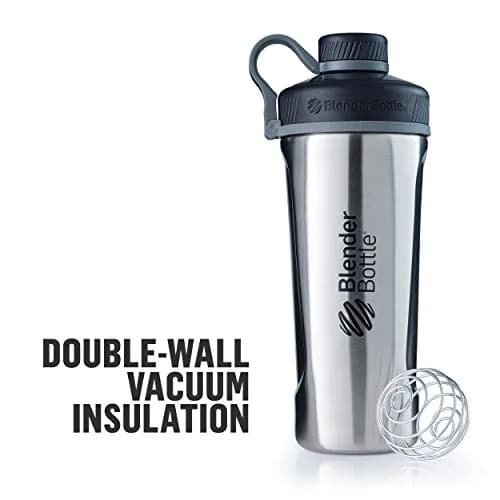 BlenderBottle Radian Stainless Steel Shaker Bottle 26 oz White | Double-Wall Vacuum Insulated, BPA-Free thumbnail 5