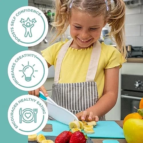 Tovla Jr. Kid Safe Knife Set of 3 | Ages 4-12 | Small, Medium, Large thumbnail 4